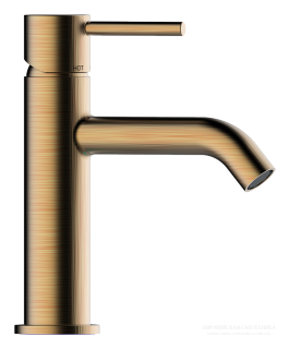 Смеситель для раковины Bossini Teo-M Z00701.022 античная бронза